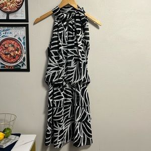 WHBM- Keyhole Tank Ruffled Dress